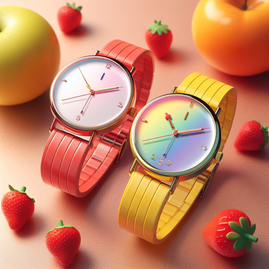 چگونه رنگ ها به ساعت ها شخصیت می بخشند